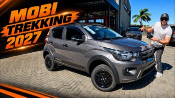 NOVO FIAT MOBI TREKKING 2027 EM DETALHES