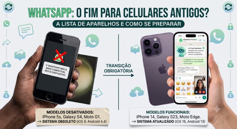 Celulares que Não Rodam Mais o WhatsApp: Lista Atualizada e Guia Completo